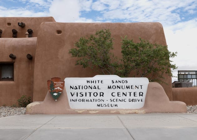 The White Sands National Monument Visitor Center is seen at the White Sands National Park, New Mexico, U.S. June 24, 2025