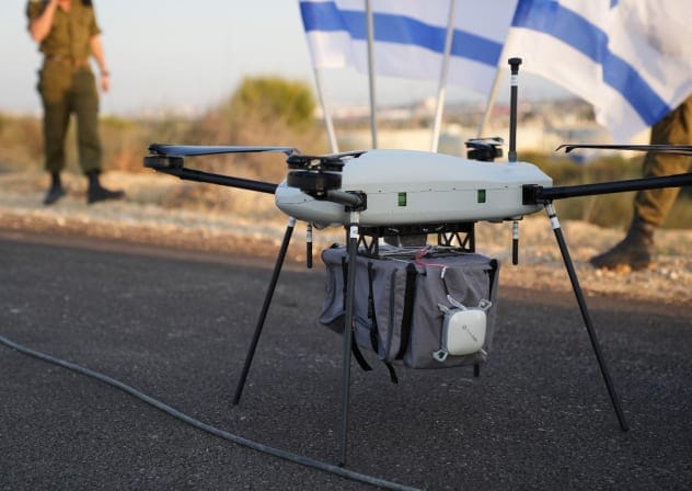 IDF drone developed dto transport whole blood.