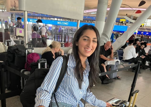  Shira Sedek Ben-Zekhariah arrives at Ben-Gurion Airport, June 26, 2025.