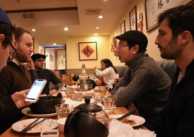 Jewish Mandarin Chinese speakers gather in New York City roughly once a month to speak the language and share their experiences. 