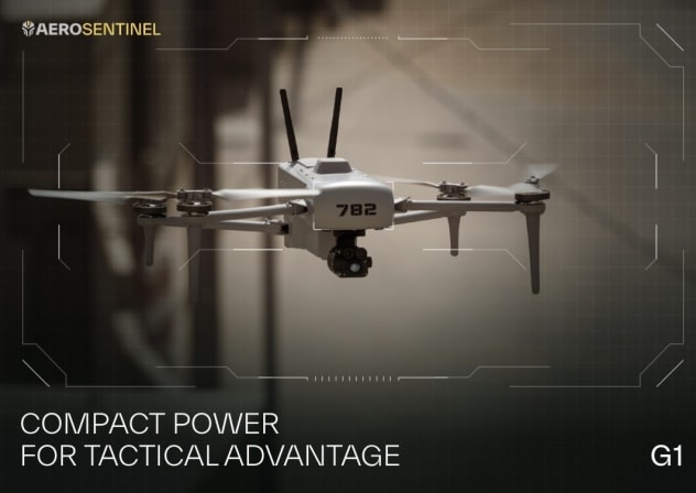 One of Aerosol's compact drones