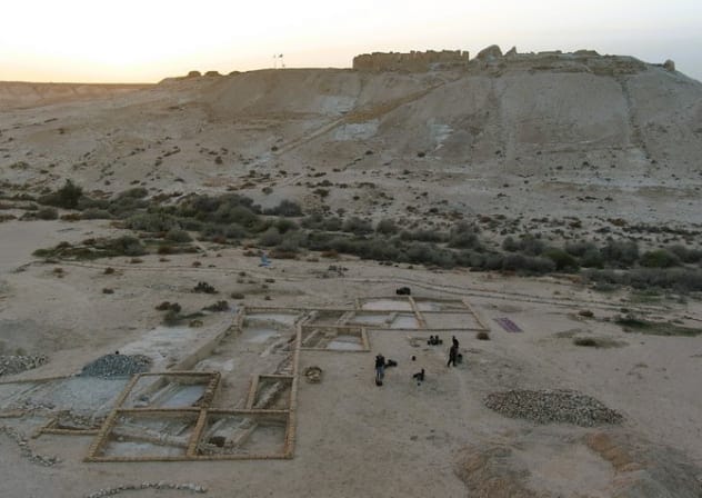 THE SITE of a 1,400 year old church at Nitzana National Park.