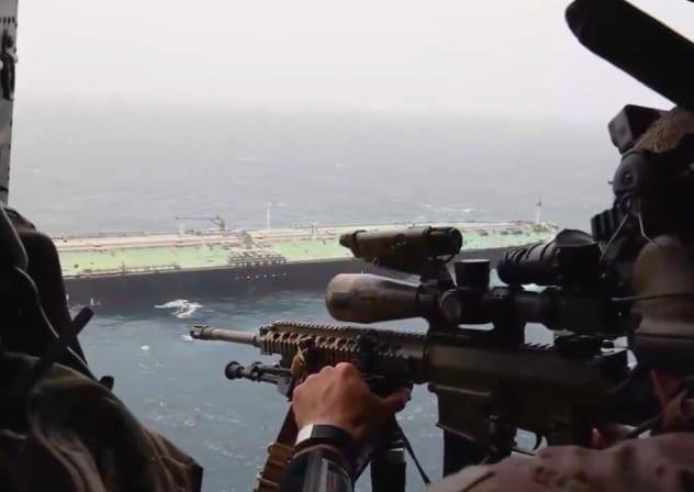 US forces operating in the Strait of Hormuz, July 17, 2026.