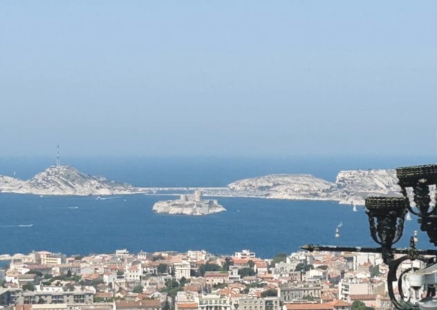 Chateau D'if, viewed from Marseille. 