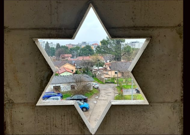 A Star of David forms part of the design of the Jewish Cultural Center under construction in Podgorica, the capital of Montenegro. 