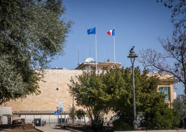 View of the French Consulate in Jerusalem, March 11, 2026.