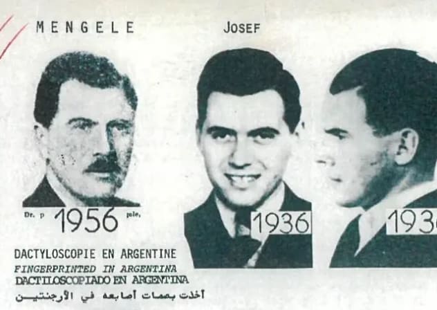 Josef Mengele, in a document released by the Swiss intelligence service, September 10, 2026.