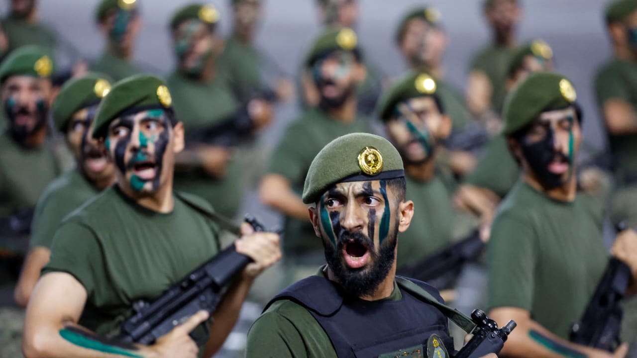 Members of Saudi security forces participate in a parade in preparation for the annual haj pilgrimage, in the holy city of Mecca, Saudi Arabia, June 10, 2024.