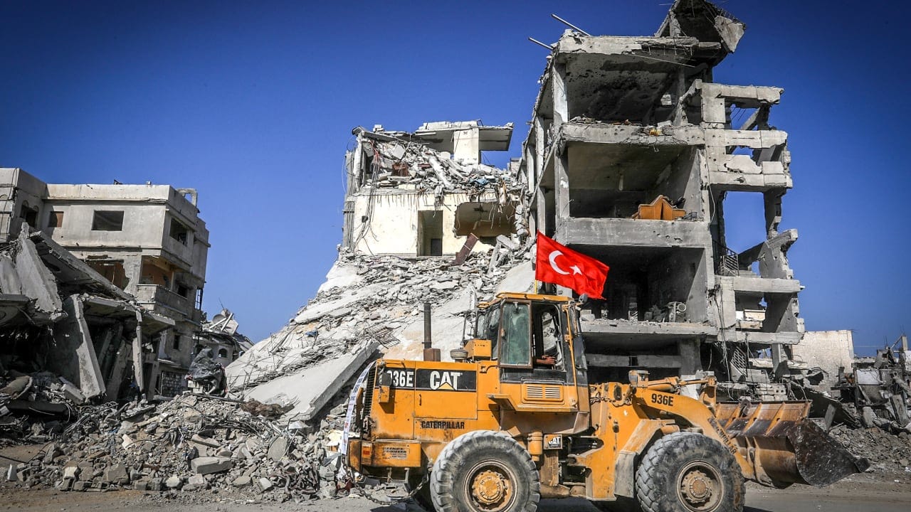 Turkish charities operating in the southern Gaza Strip, October 23, 2025