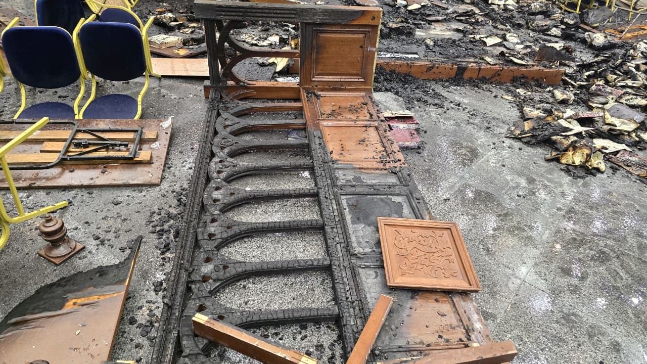 Fire damages historic Sadigura synagogue in Chernivtsi, suspect mentally unstable