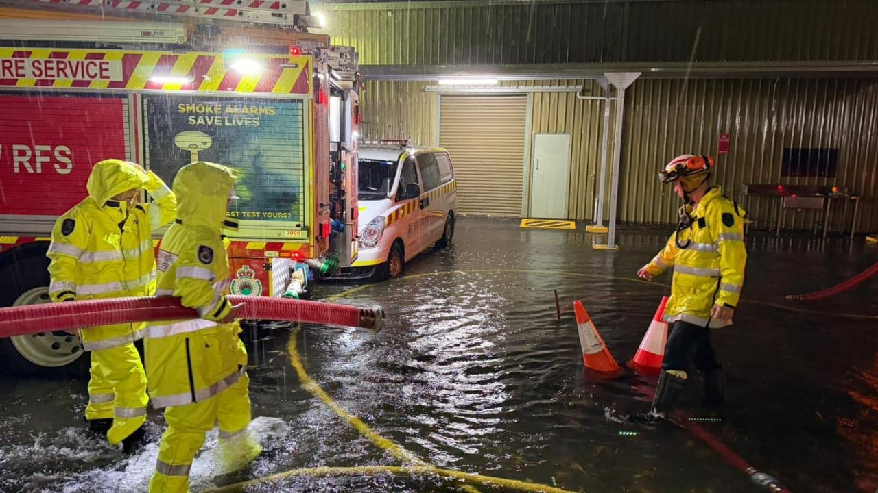 Firefighters in New South Wales rescue Australians from the flooding across New South Wales on January 17, 2026.