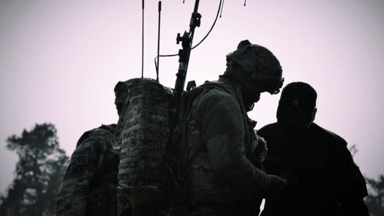 4th Infantry Regiment conducting EW training  at the Hohenfels Training Area. 