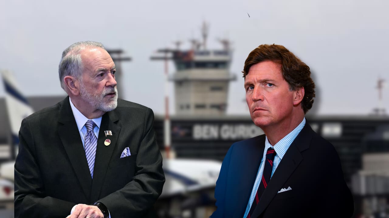 Mike Huckabee and Tucker Carlson.