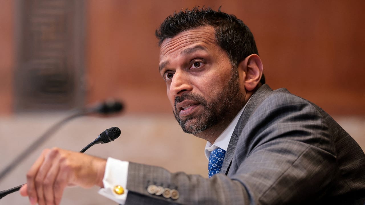 : FBI Director Kash Patel testifies before a Senate Appropriations Commerce, Justice, Science, and Related Agencies Subcommittee hearing, on Capitol Hill in Washington, DC, US, May 12, 2026.
