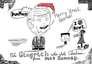 Original Pop Art Political Drawing by Yasha Harari