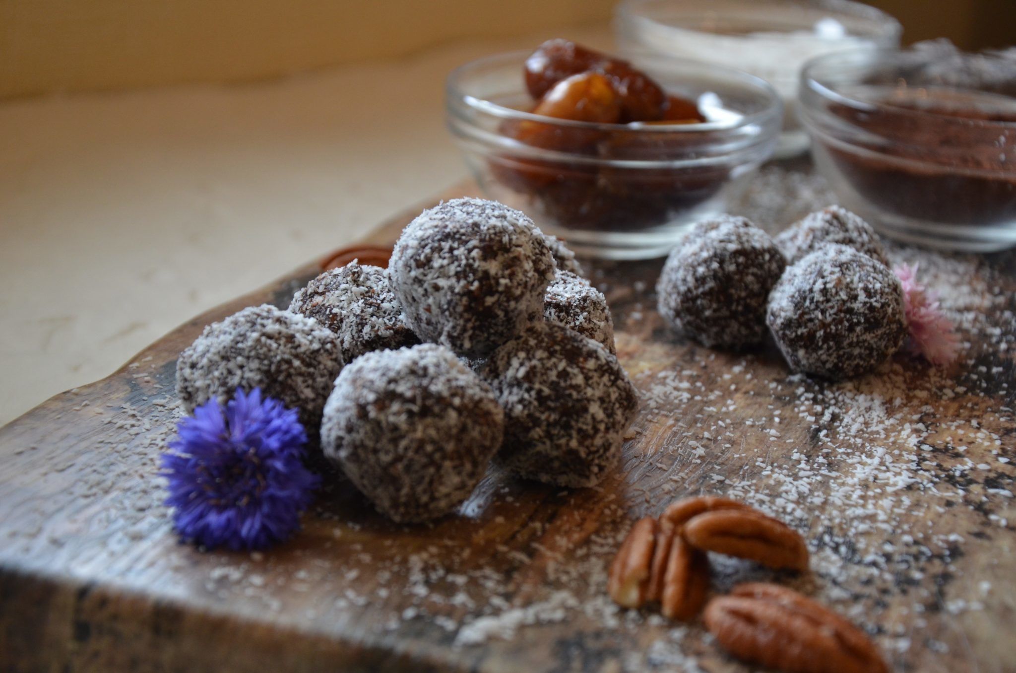 Chocolate Date Nut Truffles