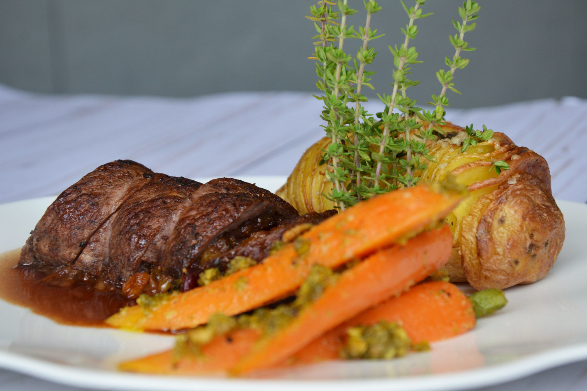Stuffed Lamb Loin