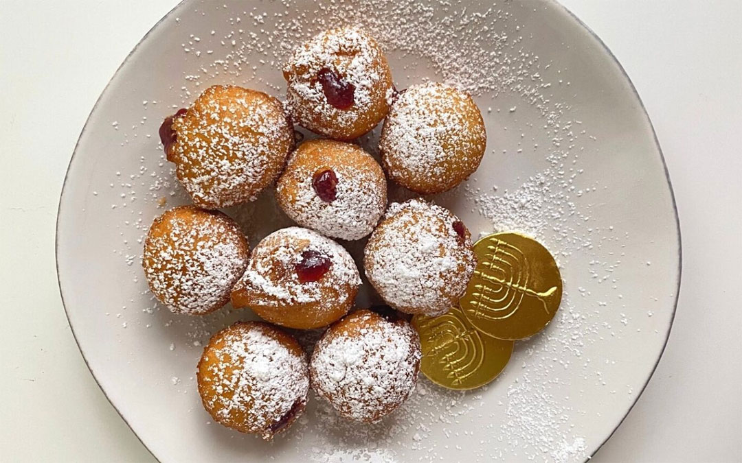 mini jelly doughnuts