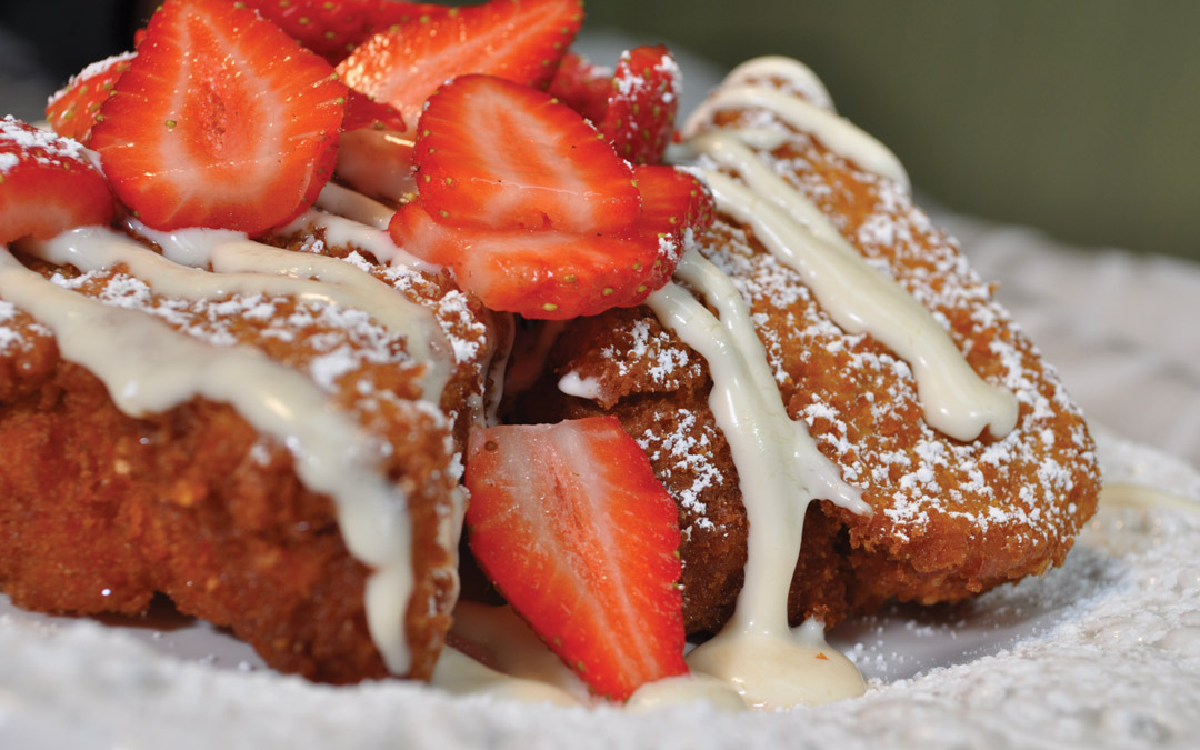 Crispy French Toast with Chantilly Creme