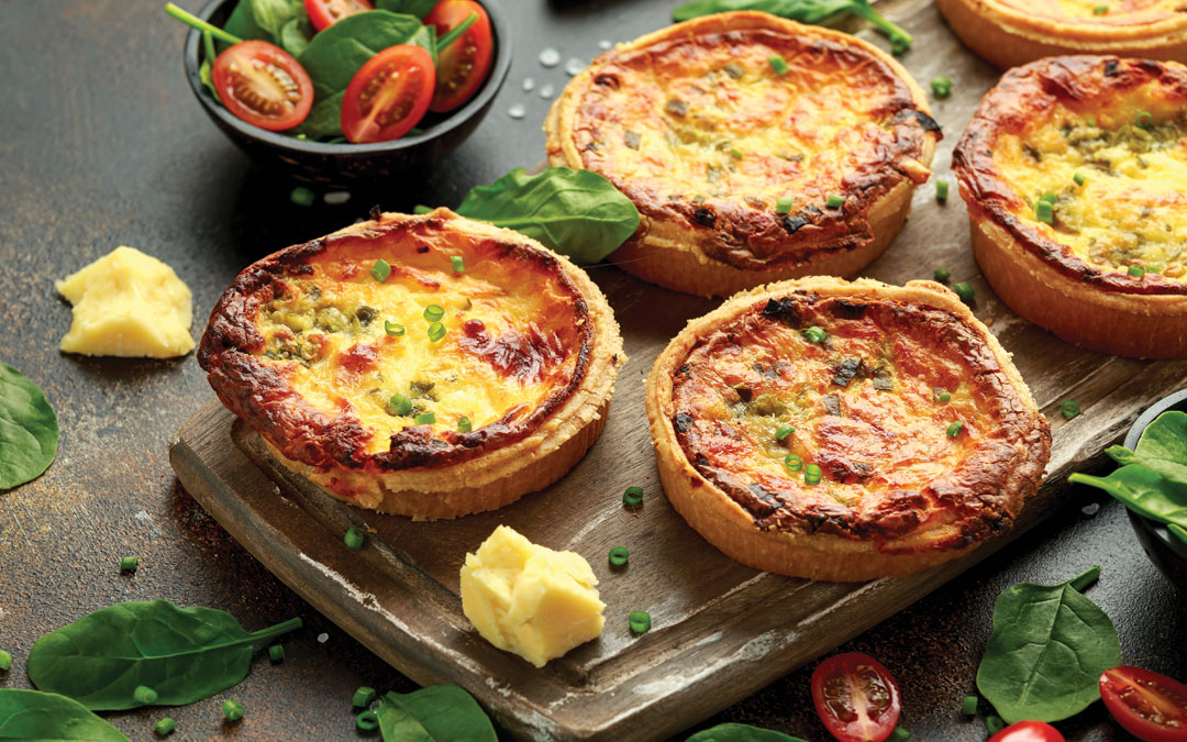 Cauliflower and Leek Tartlets