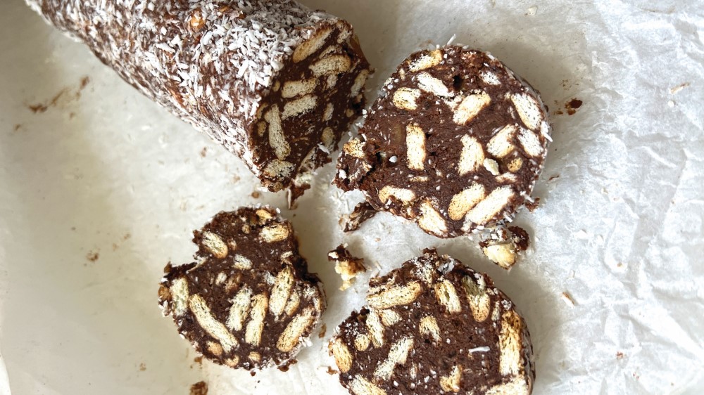 chocolate date salami