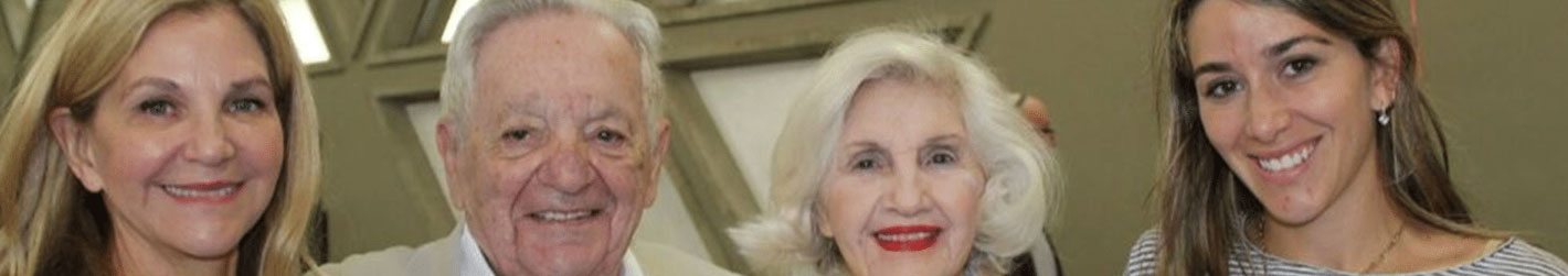 Family celebrating Bessie Spector Oldest Jewish Americans Celebration