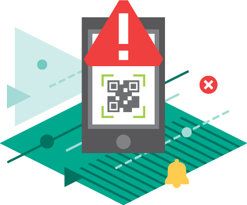 Warns you if dangers lie behind a QR code