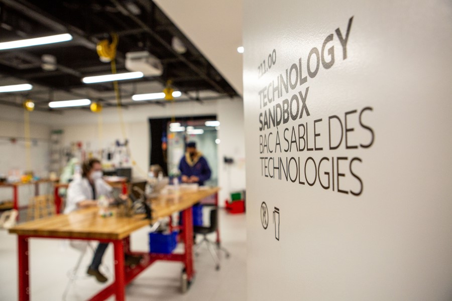 Entrance to the Technology Sandbox
