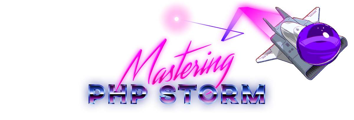 Mastering PhpStorm Logo text