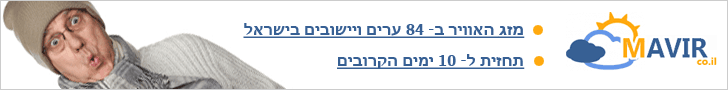 mavir.co.il - מזג אוויר בישראל