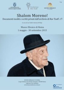Shalom Moreno – Toaff 1915 – 2015 124 Shalom Moreno – Toaff 1915 – 2015 116