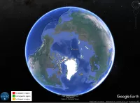 Largest Glaciers Google Earth screenshot Largest Glaciers Google Earth screenshot
