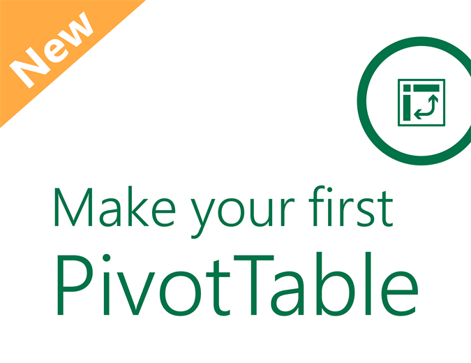 PivotTable tutorial