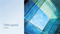 Business marketing glass cube presentation (widescreen)