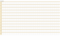 Calendar (any year, horizontal)