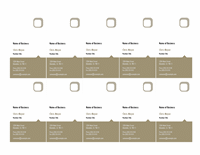 Business cards (vertical, 10 per page)