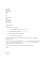 Resume cover letter for unsolicited resume