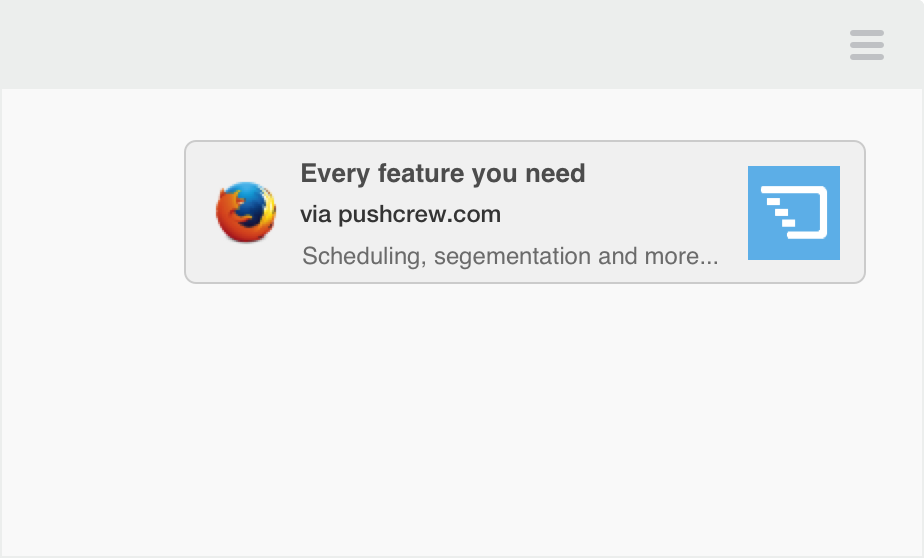 Send push notifications from Joomla website to users's browsers