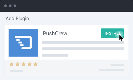 Add PushCrew plugin to your Joomla account