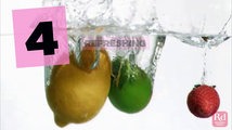 4 refreshing flavored waters