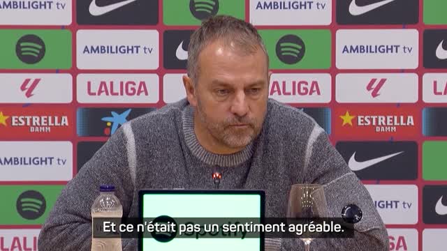 Barça - Flick sur la défaite à la dernière minute contre l'Atlético : "Ce n'était pas un sentiment agréable"