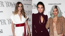 Cara Delevingne Joined By Kendall And Kylie Jenner For Movie Screening