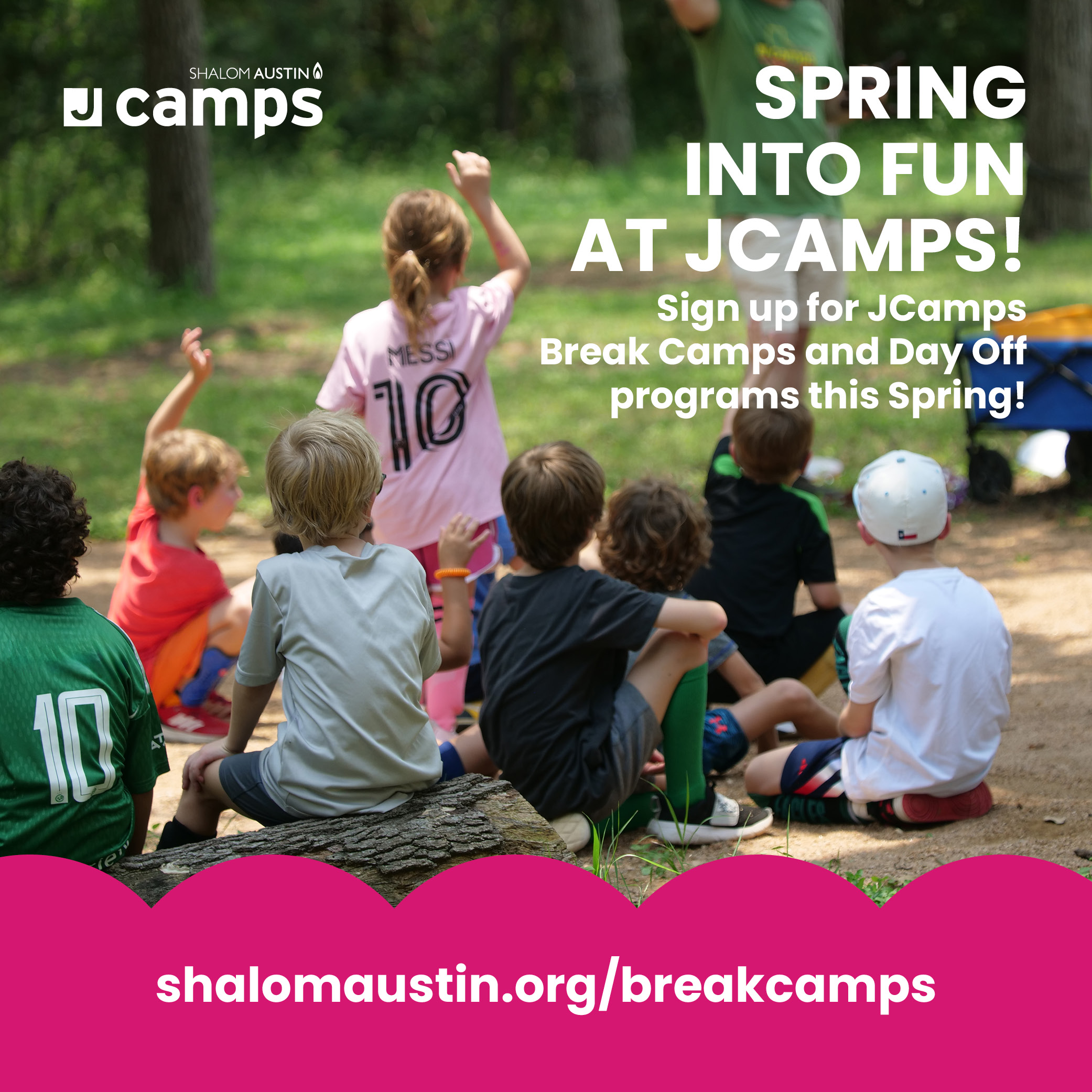 JCamps_Break Camp_spring 2025_Square (4) As One - we sustain - donate to our annual campaign