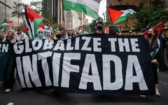 A protest led by Within Our Lifetime in Manhattan, September 17, 2021. (Luke Tress)