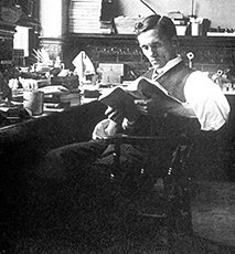 Alexander Fleming 1908. Foto de stock