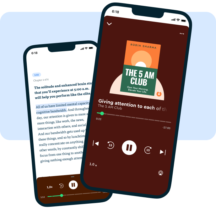 Blinkist mobile app