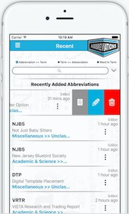 Abbreviations iPhone App