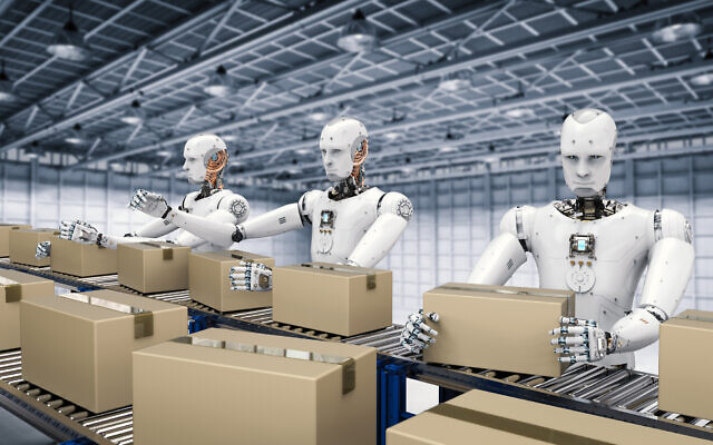 Illustrative image of robots working with carton boxes on a conveyor belt (PhonlamaiPhoto; iStock by Getty Images) Illustrative image of robots working with carton boxes on a conveyor belt (PhonlamaiPhoto; iStock by Getty Images)