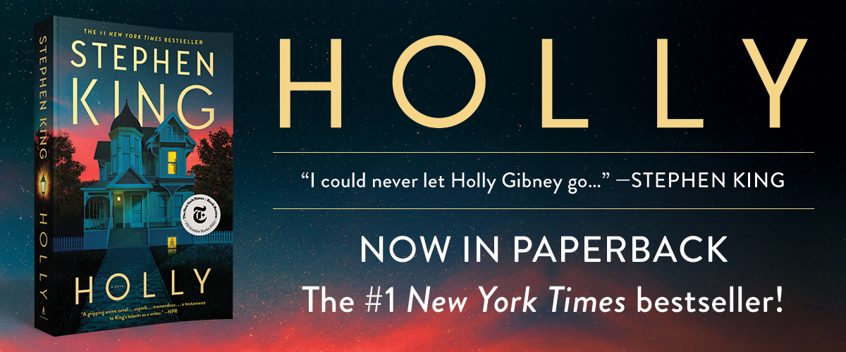 Holly Gibney, one of Stephen King�s most compelling and ingeniously resourceful characters, returns in this thrilling novel to solve the gruesome truth behind multiple disappearances in a midwestern town. Audiobook,ebook, hardcover and paperback NOW!