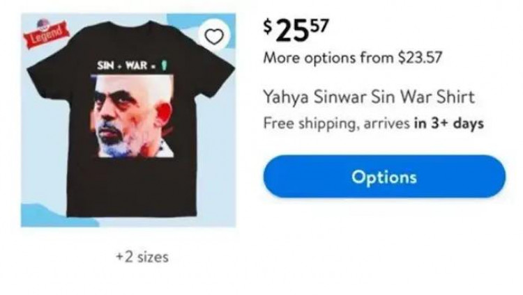 Сеть Walmart попала в скандал с футболками с портретом Синвара